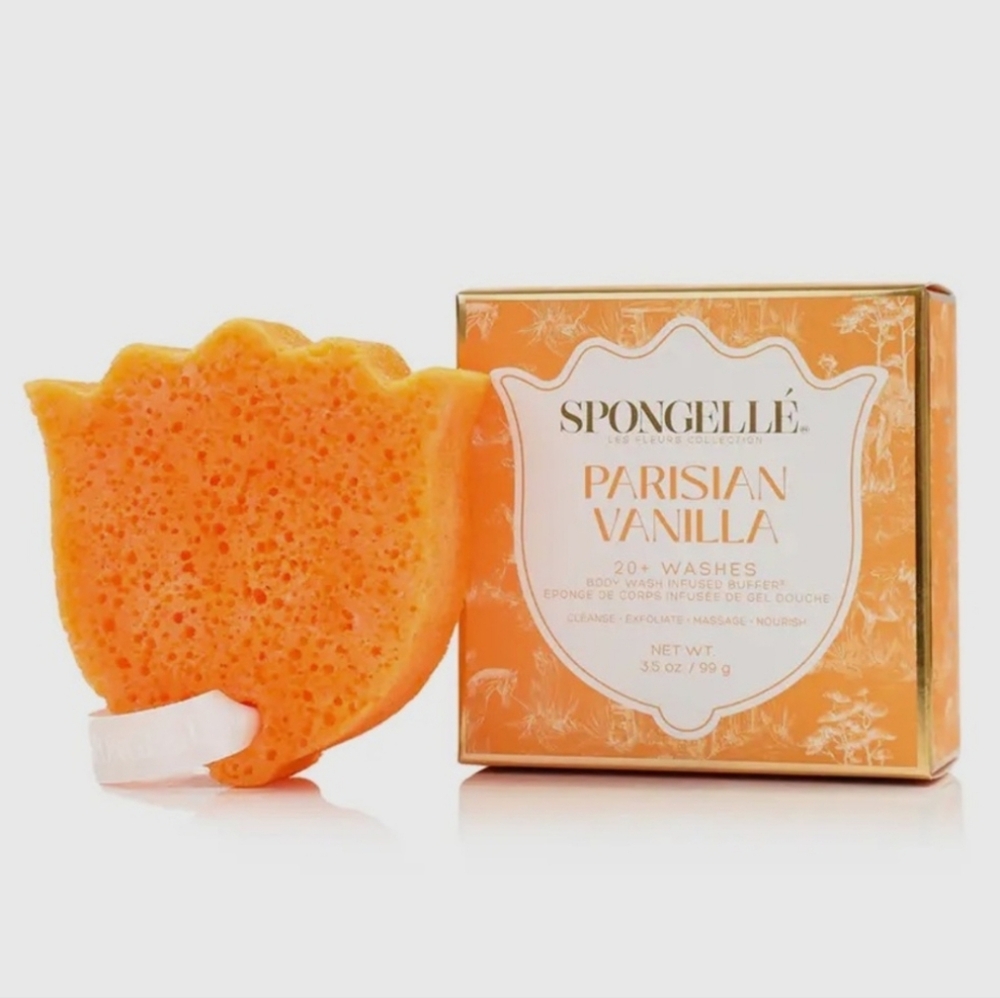 SPONGELLE PARISIAN VANILLA BODY BUFFER NIB